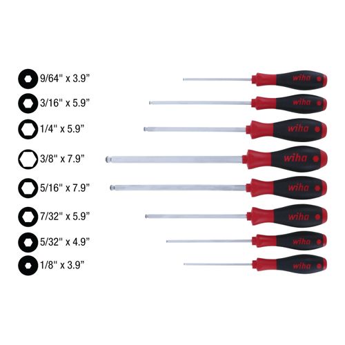 Main product image of 8-Piece Ball End Hex Screwdriver Set, 36793