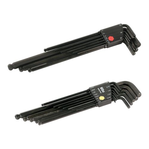 Main product image of 22-Piece Ball End Long Arm Hex L-Key Set, Metric/Inch, 36995