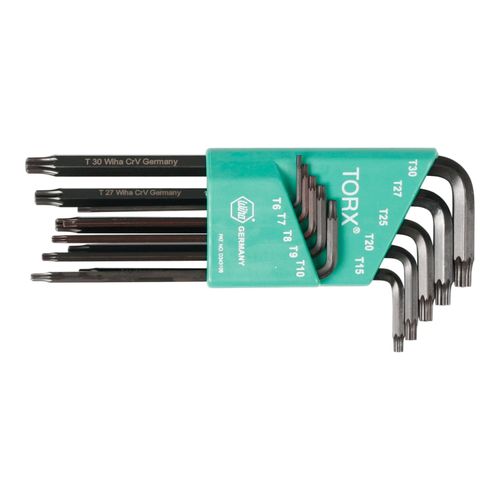 Main product image of 10-Piece L-Handle Torx Key Set, T6 to T30, 37192