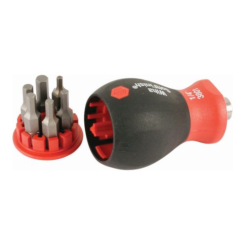 Main product image of 1/4" Drive Stubby Insert Bit Screwdriver Set, 38057