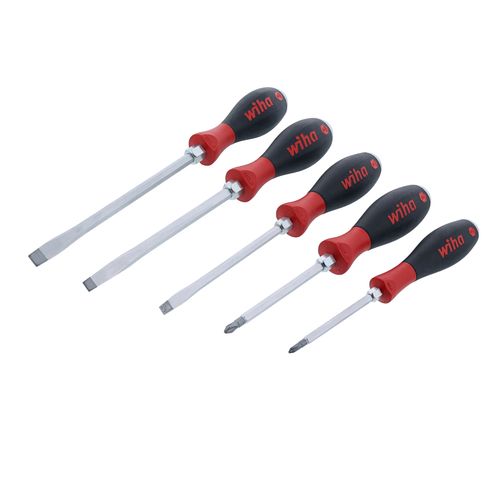Main product image of 5-Piece SoftFinish XHeavy Duty Slotted & Phillips Screwdriver Set