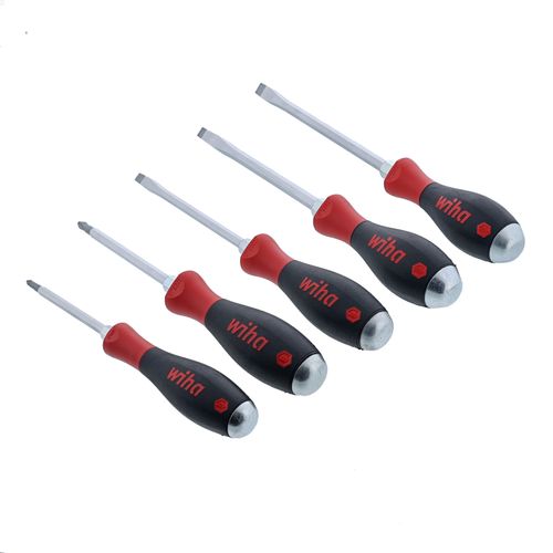 Main product image of 5-Piece SoftFinish XHeavy Duty Slotted & Phillips Screwdriver Set