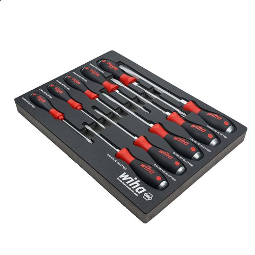 Main product image of 10-Piece SoftFinish XHeavy Duty Cushion Grip Screwdriver Tray Set