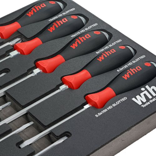 Main product image of 10-Piece SoftFinish XHeavy Duty Cushion Grip Screwdriver Tray Set