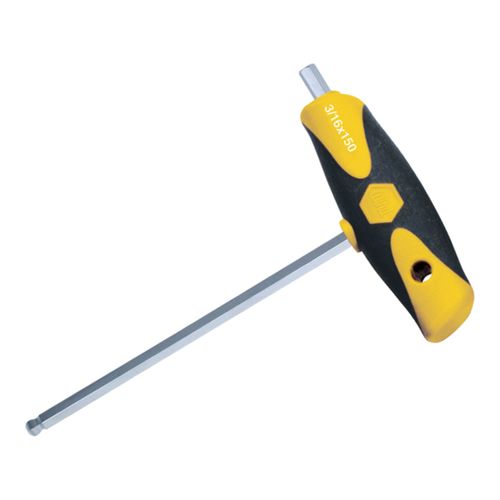 Main product image of T-Handle Cushion Grip Ball End Hex Key, 3/32", 54007