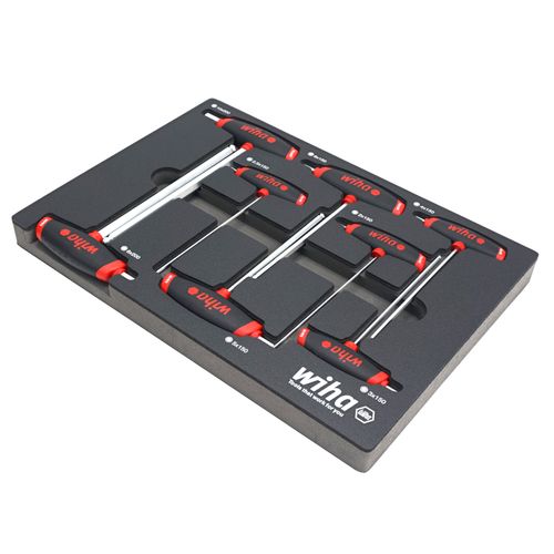 Main product image of 8-Piece SoftGrip Dual-Drive Hex Metric T-Handle Tray Set