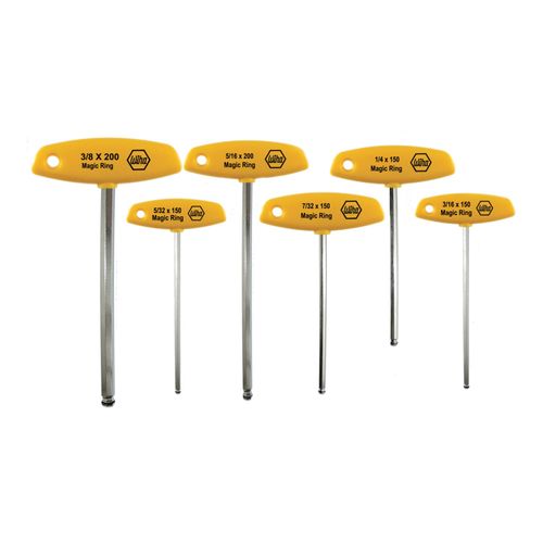 Main product image of 6-Piece MagicRing Ball End Hex T-Handle Set, Inch, 54091