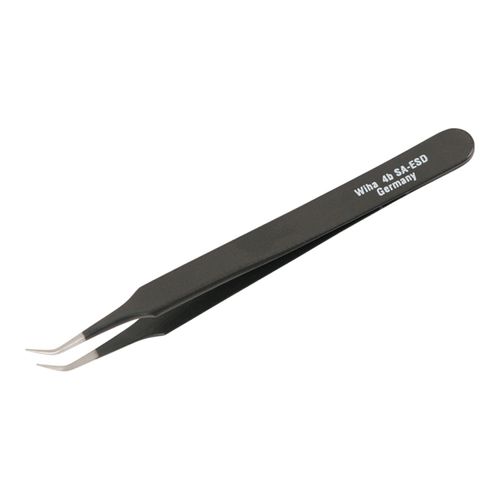 Main product image of ESD-Safe Very Fine Tip Tweezer, SS-SA, 4-23/32" OAL, 55539
