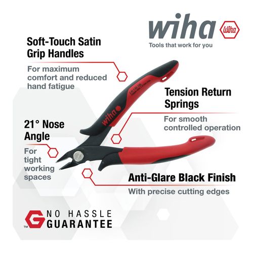 Main product image of Full-Flush Diagonal Cutter, 16 AWG, 5-1/2" OAL, 56818