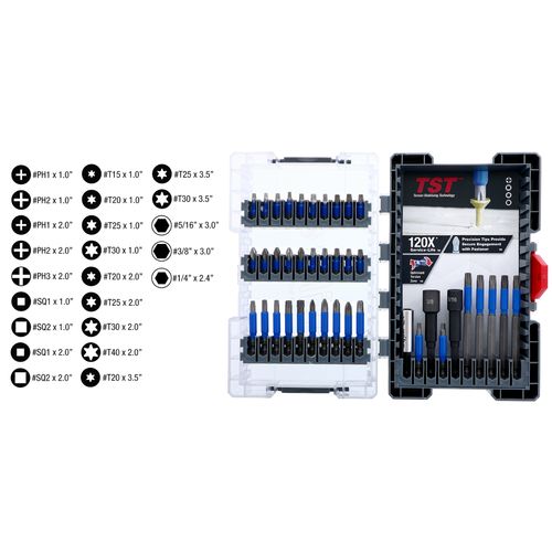 Main product image of 40-Piece TerminatorBlue Impact Bit Set