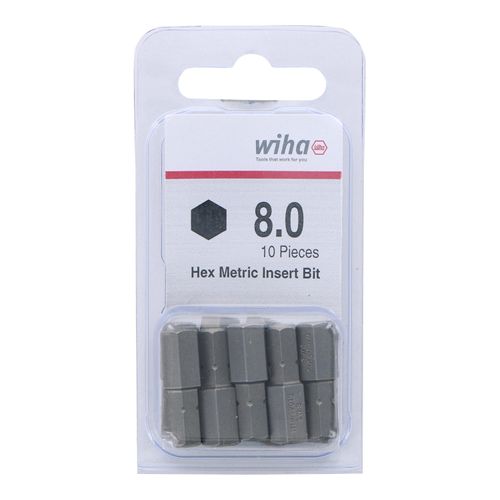 Main product image of Hex Screwdriver Insert Bit, 1/4" Drive, 1" OAL, 71321