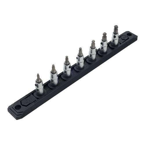 Main product image of 7-Piece 1/4" Drive Inch Ball Hex Bit Socket Set, 71398