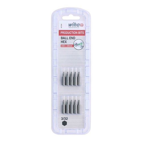 Main product image of Ball Hex Screwdriver Insert Bit, 1/4" Drive, 1" OAL, 71701