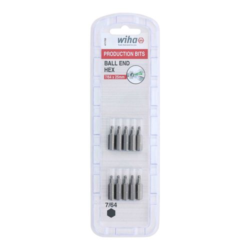 Main product image of Hex Screwdriver Insert Bit, 1/4" Drive, 1" OAL, 71702