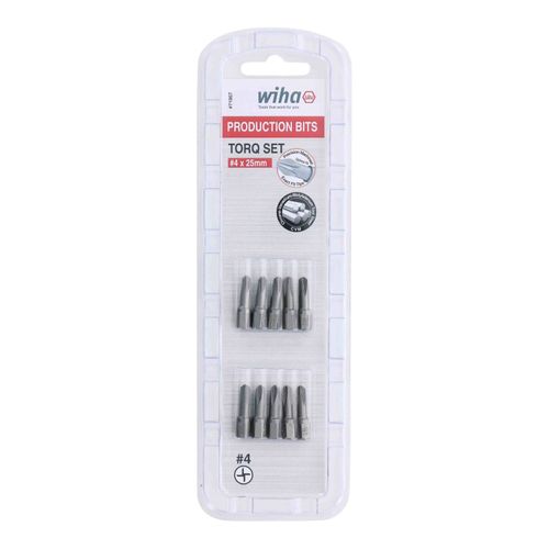 Main product image of #4 Torq-Set Screwdriver Insert Bit, 6.3mm Drive, 25mm OAL, 71907