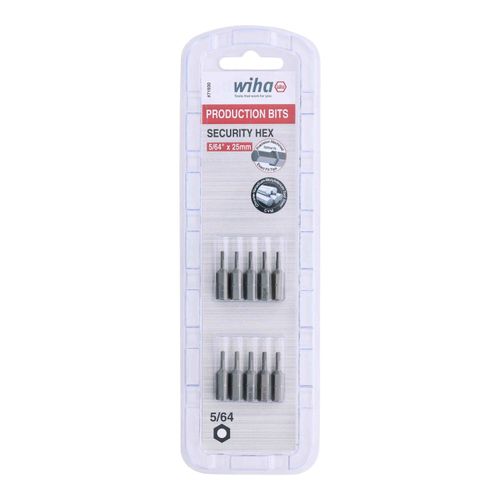 Main product image of Hex Screwdriver Insert Bit, 1/4" Drive, 1" OAL, 71930