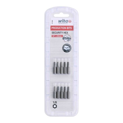 Main product image of Hex Screwdriver Insert Bit, 1/4" Drive, 1" OAL, 71936
