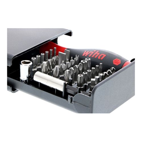 Main product image of Hex, Phillips, Slotted, Spanner, Square, Torx & Tri-Wing Screwdriver Insert Bit Set, 71990