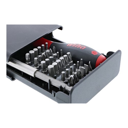 Main product image of Hex, Phillips, Slotted, Square & Torx Screwdriver Insert Bit Set, 71994