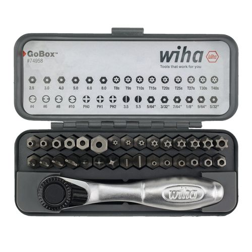 Main product image of 32-Piece GoBox Security Bit Set with Mini Ratchet