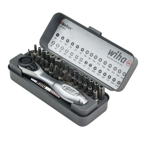 Main product image of 32-Piece GoBox Security Bit Set with Mini Ratchet