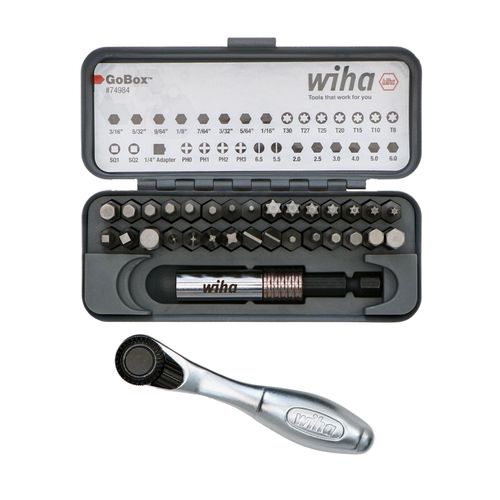 Main product image of 32-Piece GoBox St&ard Bit Set with Mini Ratchet