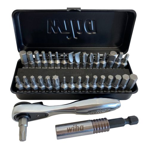 Main product image of Hex, Phillips, Slotted, Square & Torx Screwdriver Insert Bit Set, 74996