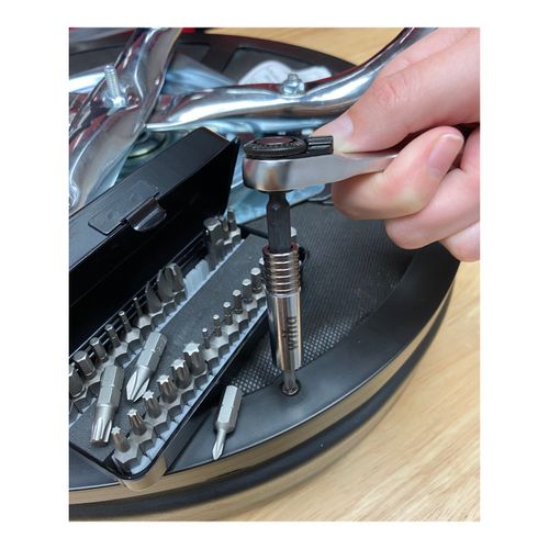 Main product image of Hex, Phillips, Slotted, Square & Torx Screwdriver Insert Bit Set, 74996