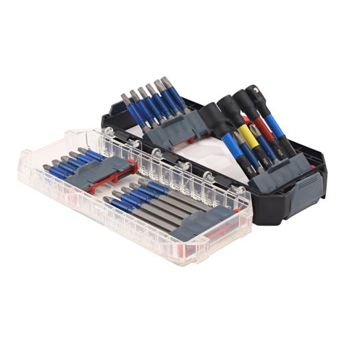 Main product image of 24-Piece TerminatorBlue Impact Bit Set w/ GoStack Case, Nut Setters & Adapter