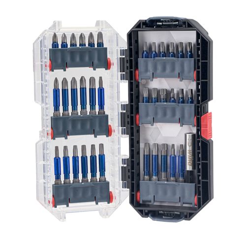 Main product image of 36-Piece TerminatorBlue Impact Bit Set w/ GoStack Case