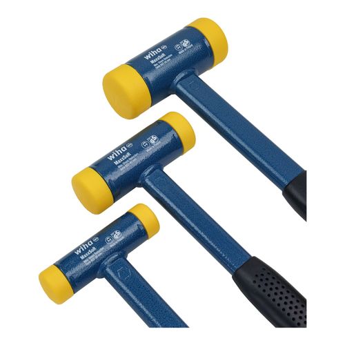 Main product image of 3-Piece Dead Blow Hammer Set, Med/Hard Polyurethane Faces, 80290