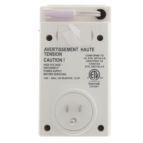 Main product image of 5-2 Day Programmable Smart Temp Heating & Cooling Outlet Thermostat (1 Heat / 1 Cool)