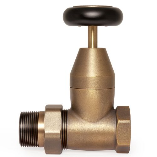 Main product image of 1-1/4" NPT Windsor Full Bore Gate Valve for Steam & Hydronic Systems (Natural Brass)