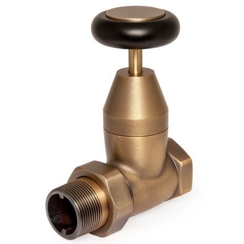 Main product image of 1-1/4" NPT Windsor Full Bore Gate Valve for Steam & Hydronic Systems (Natural Brass)