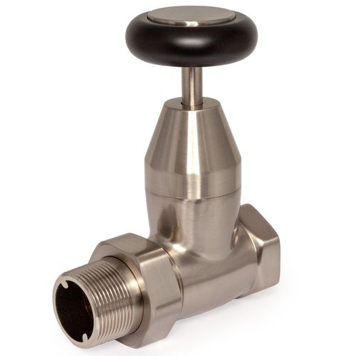 Main product image of 1-1/4" NPT Windsor Full Bore Gate Valve for Steam & Hydronic Systems (Satin Nickel)