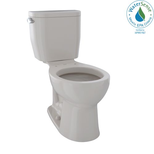 Main product image of CST243EF#12 Entrada 2-Piece Round 1.28 GPF Universal Height Toilet (Sedona Beige)