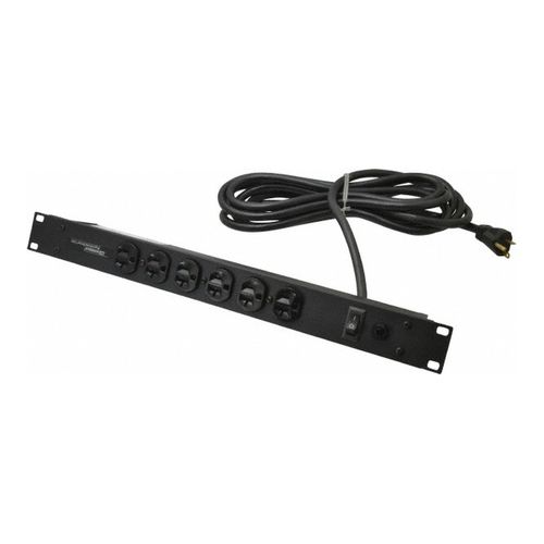 Main product image of 6 Outlets, 120 Volts, 20 Amps, 15 ft Cord, Power Outlet Strip, J60B2B20