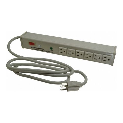 Main product image of 6 Outlets, 120 Volts, 15 Amps, 6 ft Cord, Power Outlet Strip, M6BZ