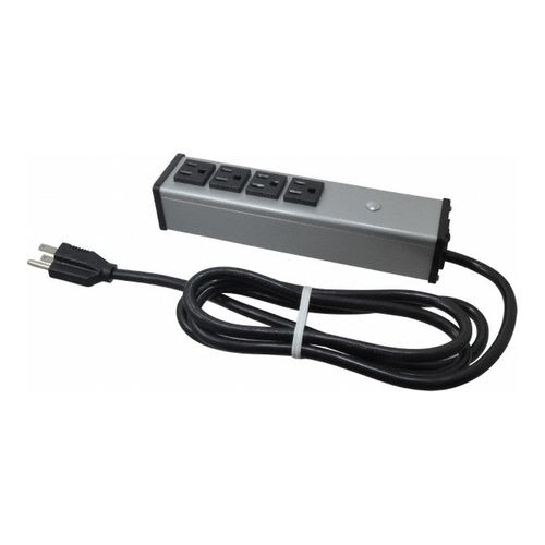 Main product image of 4 Outlets, 120 Volts, 15 Amps, 6 ft Cord, Power Outlet Strip, UL101BC