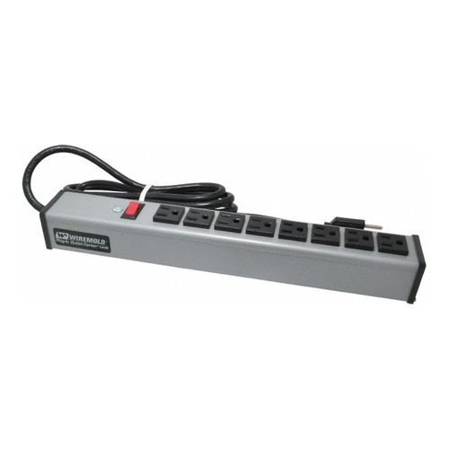 Main product image of 8 Outlets, 120 Volts, 15 Amps, 6 ft Cord, Power Outlet Strip, UL218BC