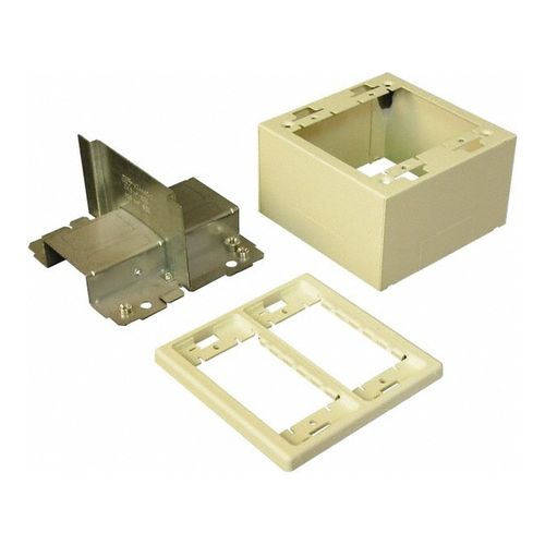 Main product image of 4-3/4" Long x 4-3/4" Wide x 2-3/4" High, Rectangular Raceway Box, V2444D-2A