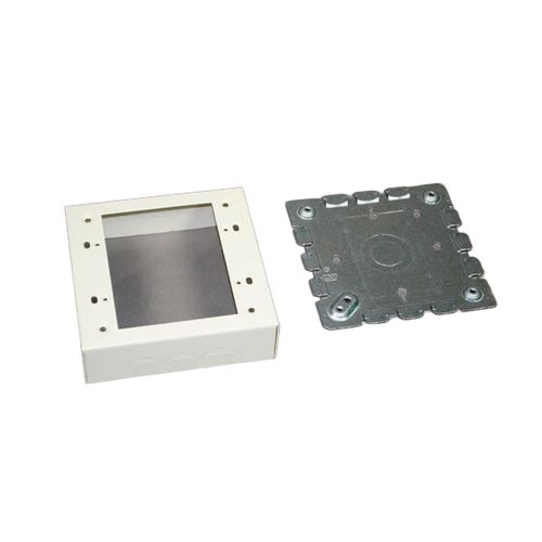 Main product image of Double-Gang Shallow Switch & Receptacle Device Box Fitting (White)