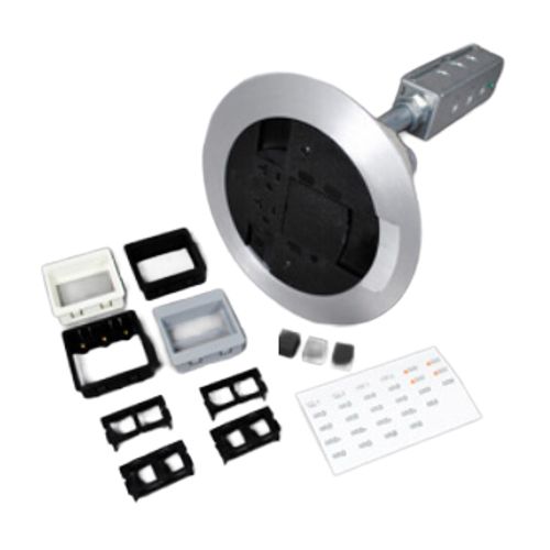 Main product image of AV3 Flush 4" Poke-Thru Assembly (Black)