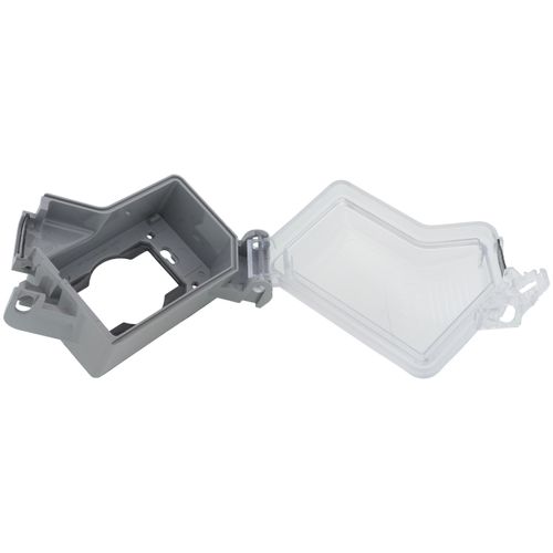 Main product image of 1-Gang Shallow Extra Heavy-Duty While-In-Use Weatherproof Cover (Clear)
