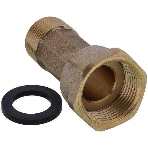 Main product image of 3/4" Male NPT x 1" NPSF Water Meter Coupling (Lead Free)