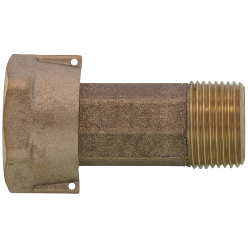 Main product image of 3/4" Male NPT x 1" NPSF Water Meter Coupling (Lead Free)