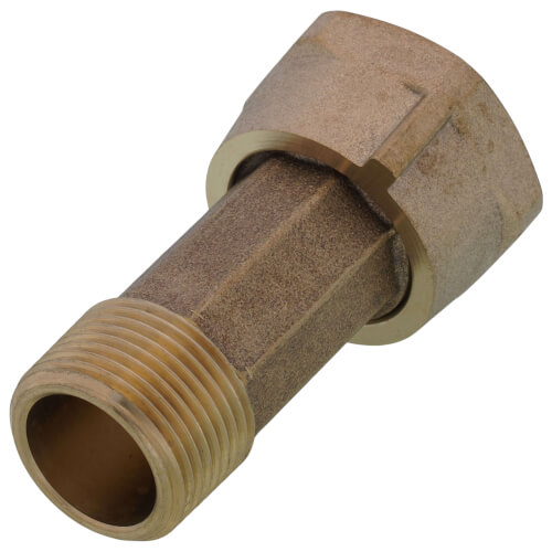 Main product image of 3/4" Male NPT x 1" NPSF Water Meter Coupling (Lead Free)
