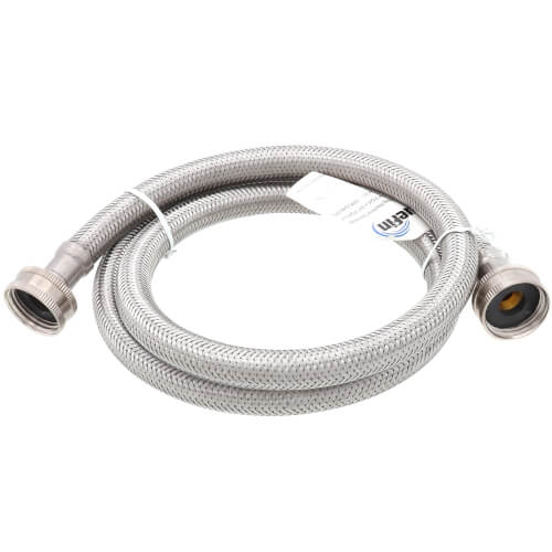 Main product image of 3/4" x 4' Stainless Steel Braided Washing Machine Connector (Lead Free)