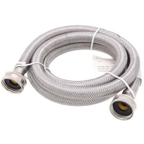 Main product image of 3/4" x 5' Stainless Steel Braided Washing Machine Connector (Lead Free)
