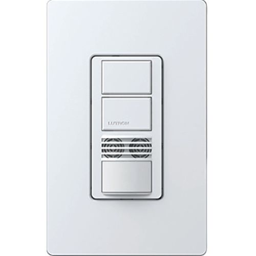 Main product image of Maestro Dual Circuit Dual-Tech Motion Sensor Switch, TAA Compliant, 6A, 120-277V, 1 Pole/3-Way, Neutral Required